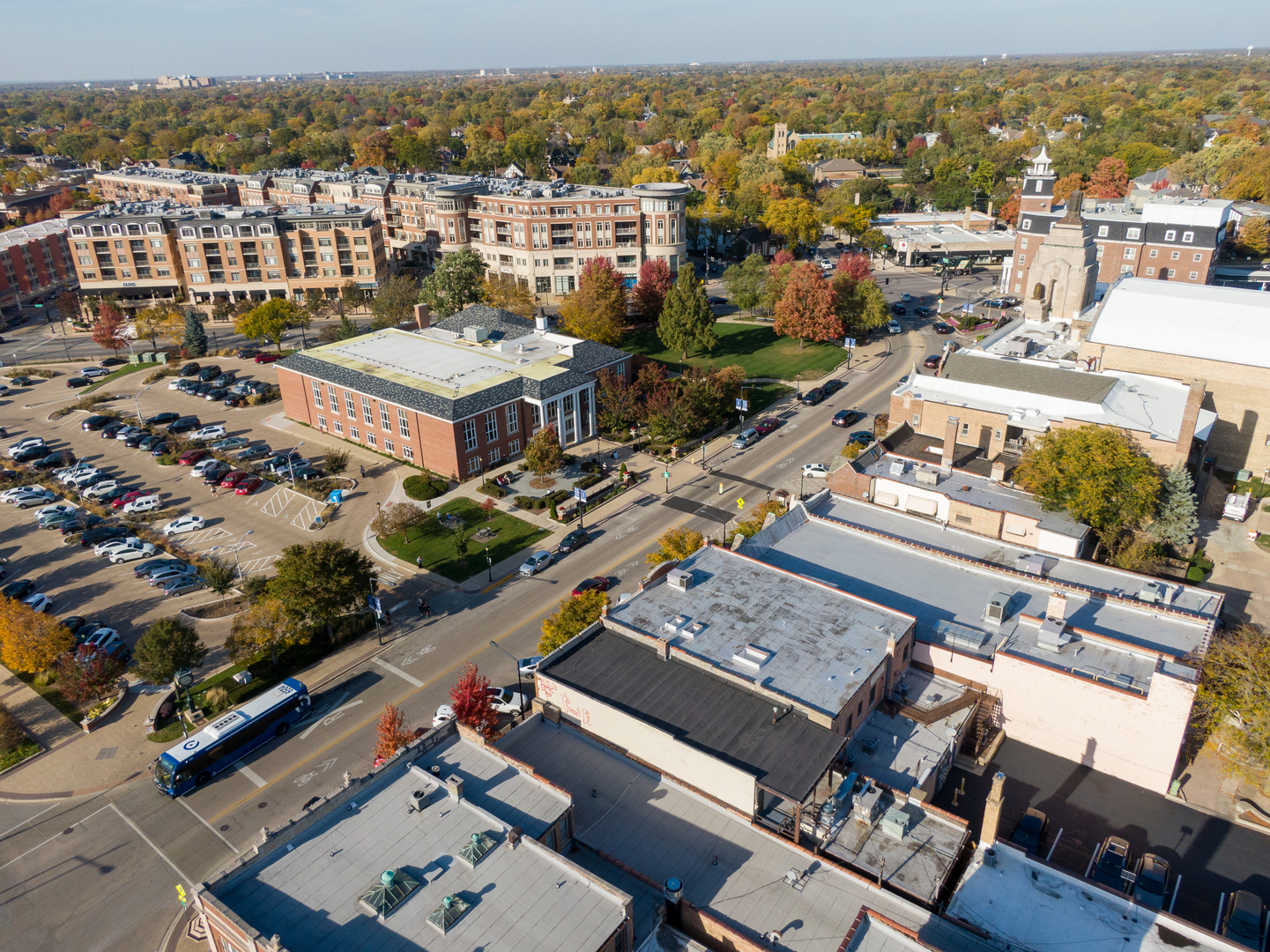 35 South Prospect Avenue Park Ridge, IL 60068 - Photo 6 of 11 an aerial view of residential building with parking