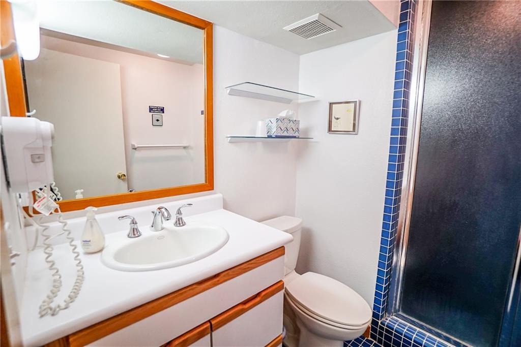 63 Saxifrage Road Keystone, CO 80435 - Photo 25 of 25 a bathroom with a sink a toilet and shower