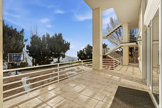 1878 East Ridge Point Drive Bountiful, UT 84010 - Photo 68 of 92 Patio / terrace featuring stairway