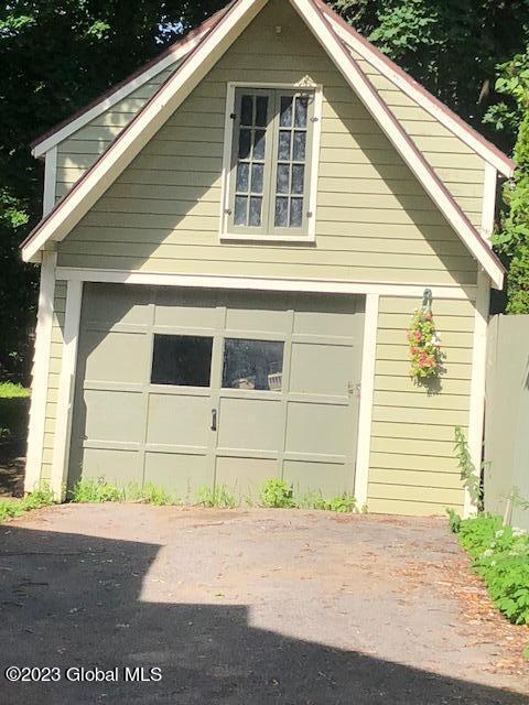 28 North Street Schenectady, NY 12305 - Photo 10 of 78 28 North garage front showing crooked bu