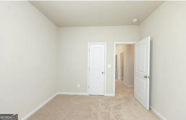 a view of an empty room