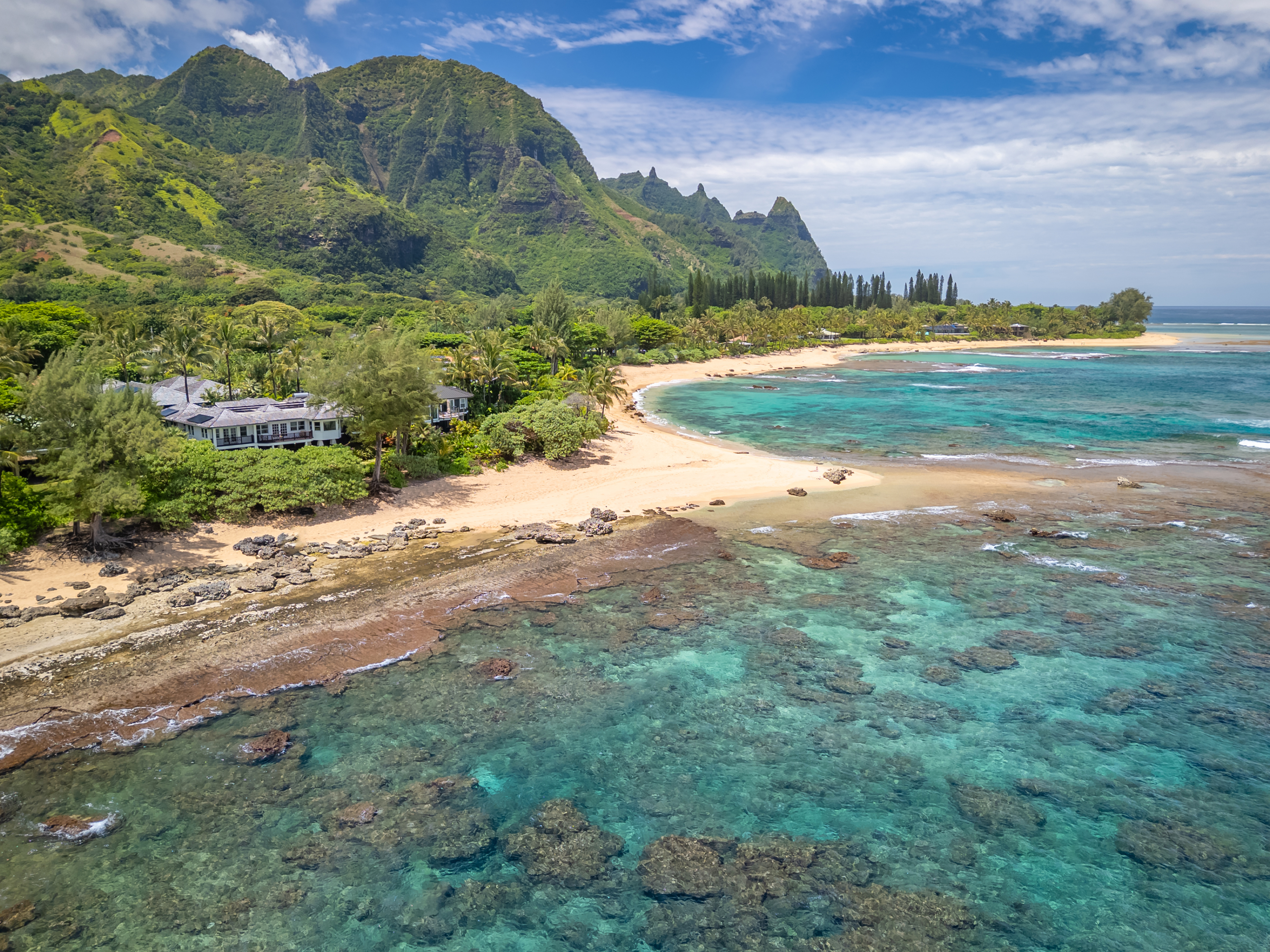 7336 Alealea Road Hanalei, HI 96714 - Photo 1 of 30 a view of an ocean and beach