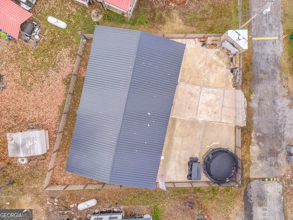 a view of a wooden door and chair