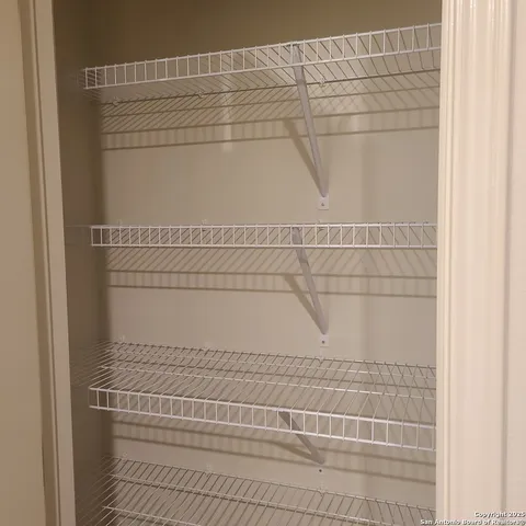 a view of a livingroom with a fan