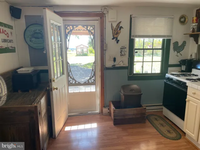 a room with furniture and a window