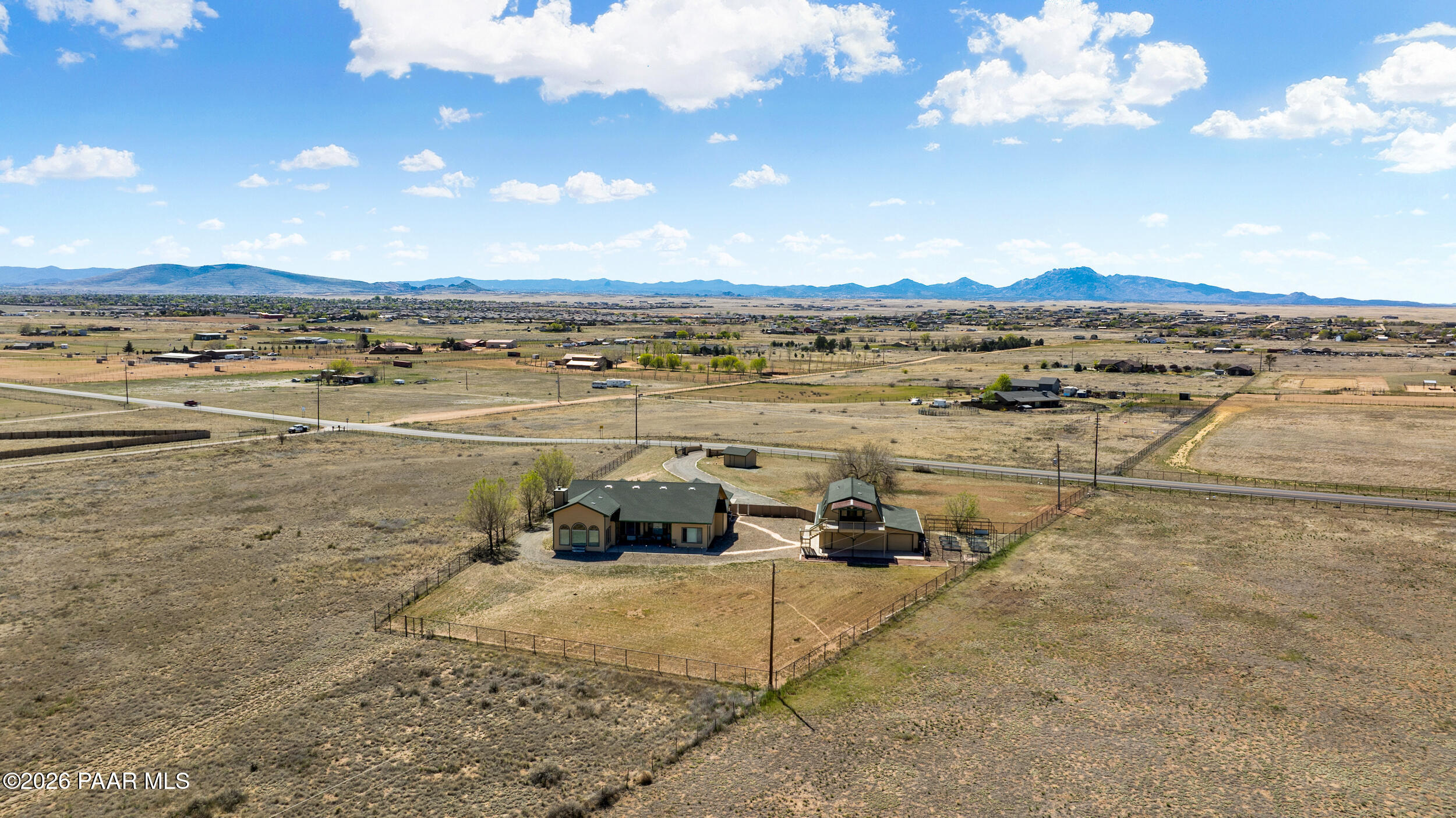 9605 North Coyote Springs Road Prescott Valley, AZ 86315 - Photo 42 of 44 Ariel Back
