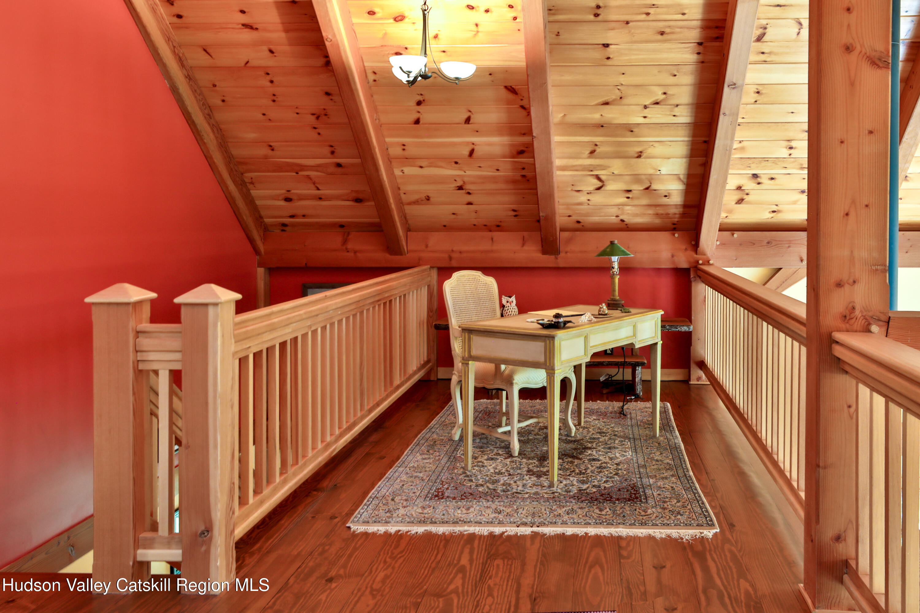 29 Fichtner Road Phoenicia, NY 12464 - Photo 46 of 64 a view of a balcony with chairs