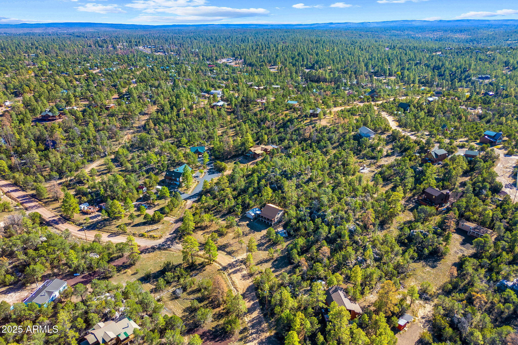 3684 Diamondback Drive Overgaard, AZ 85933 - Photo 25 of 36 a view of a city with lush green forest