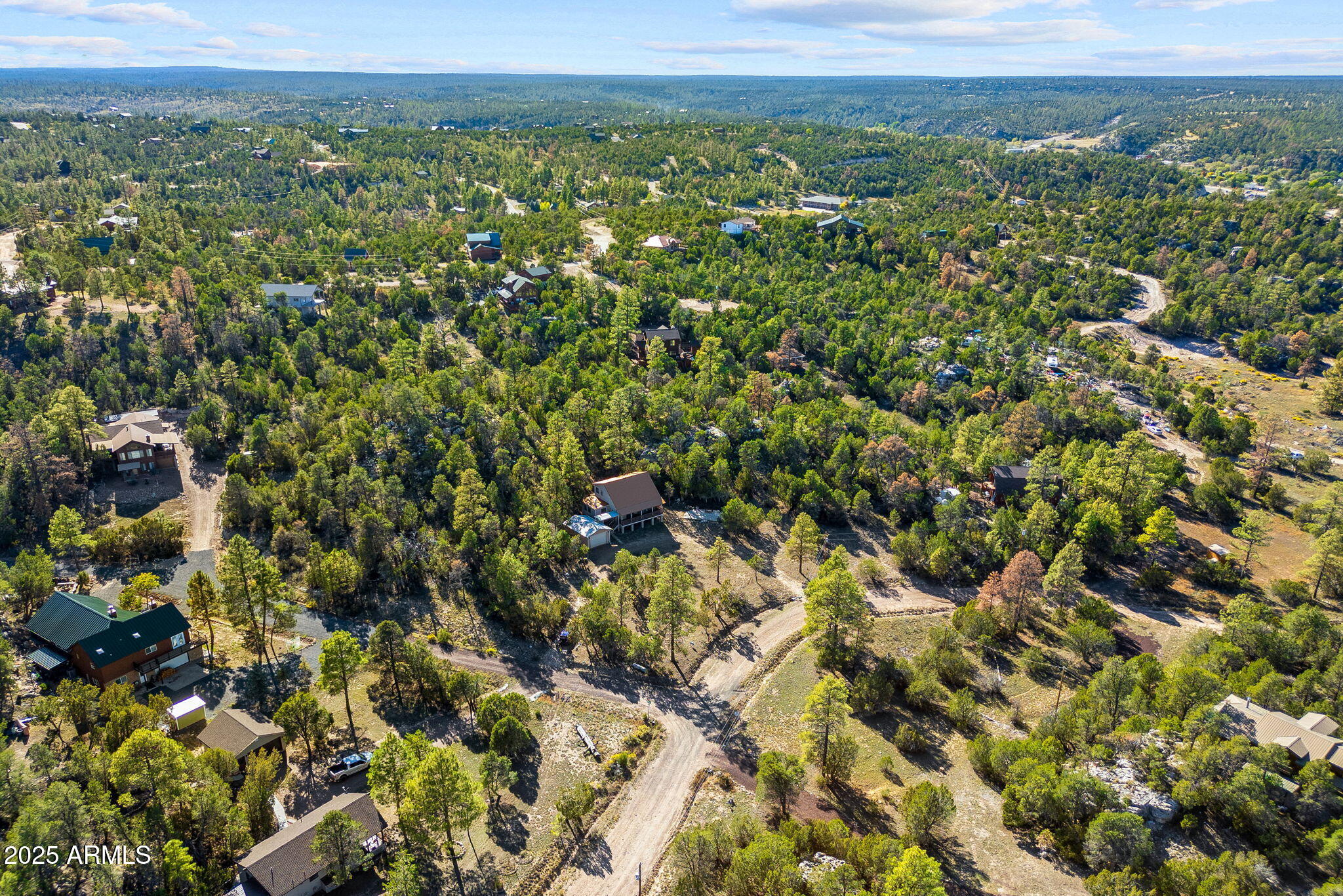 3684 Diamondback Drive Overgaard, AZ 85933 - Photo 27 of 36 a view of a city with lush green forest