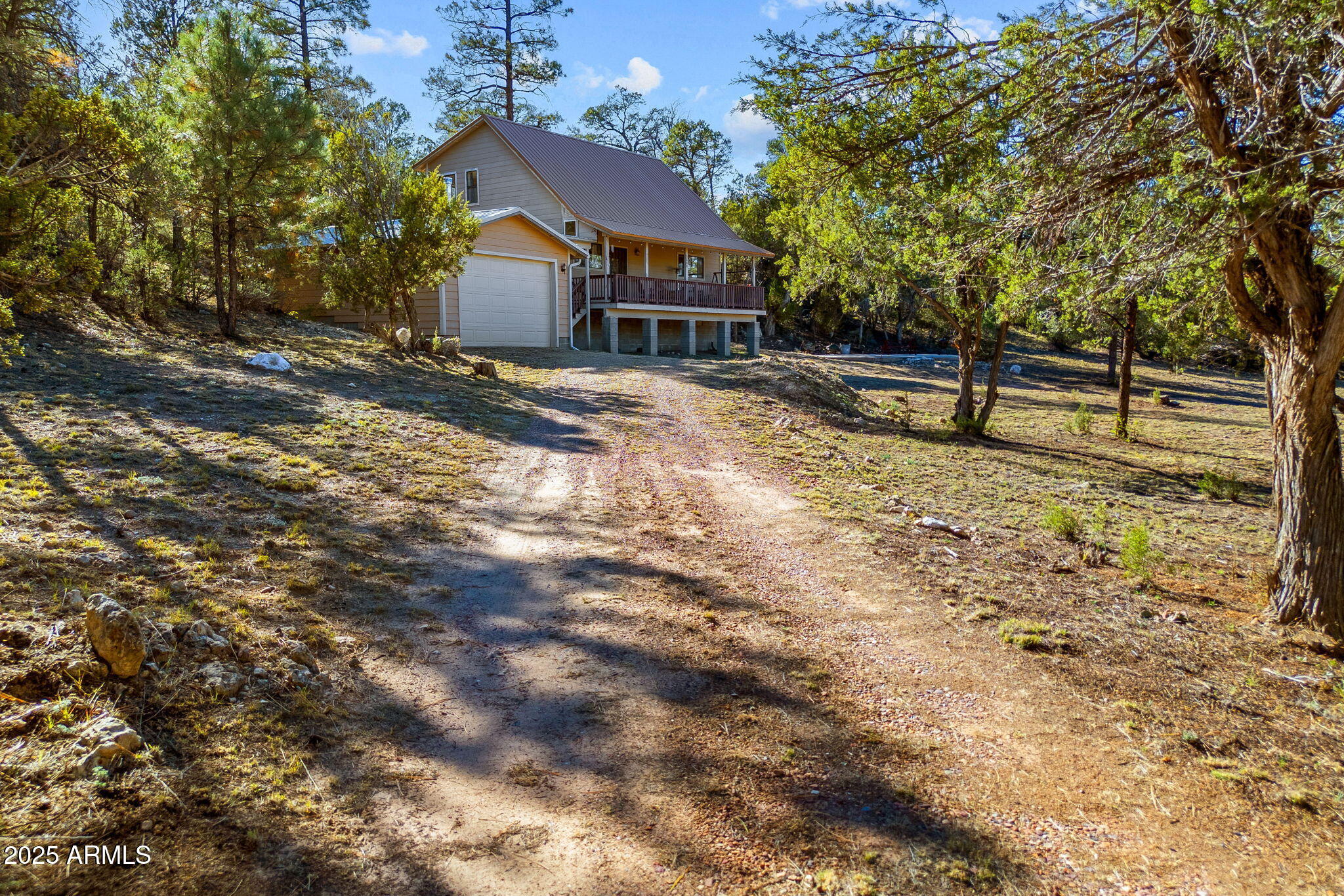 3684 Diamondback Drive Overgaard, AZ 85933 - Photo 31 of 36 a view of a house with a yard