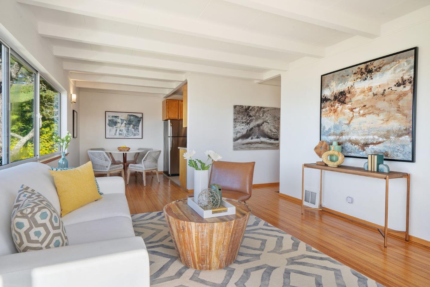 559 Manor Drive Pacifica, CA 94044 - Photo 10 of 38 a living room with furniture and a large window