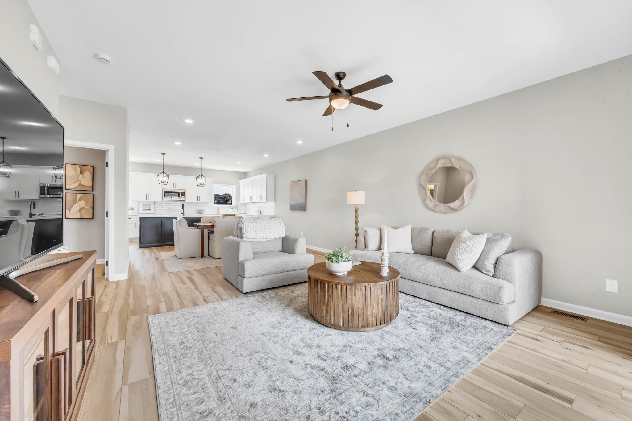 2365 Pea Ridge Road Clarksville, TN 37040 - Photo 11 of 28 a living room with furniture and a view of kitchen