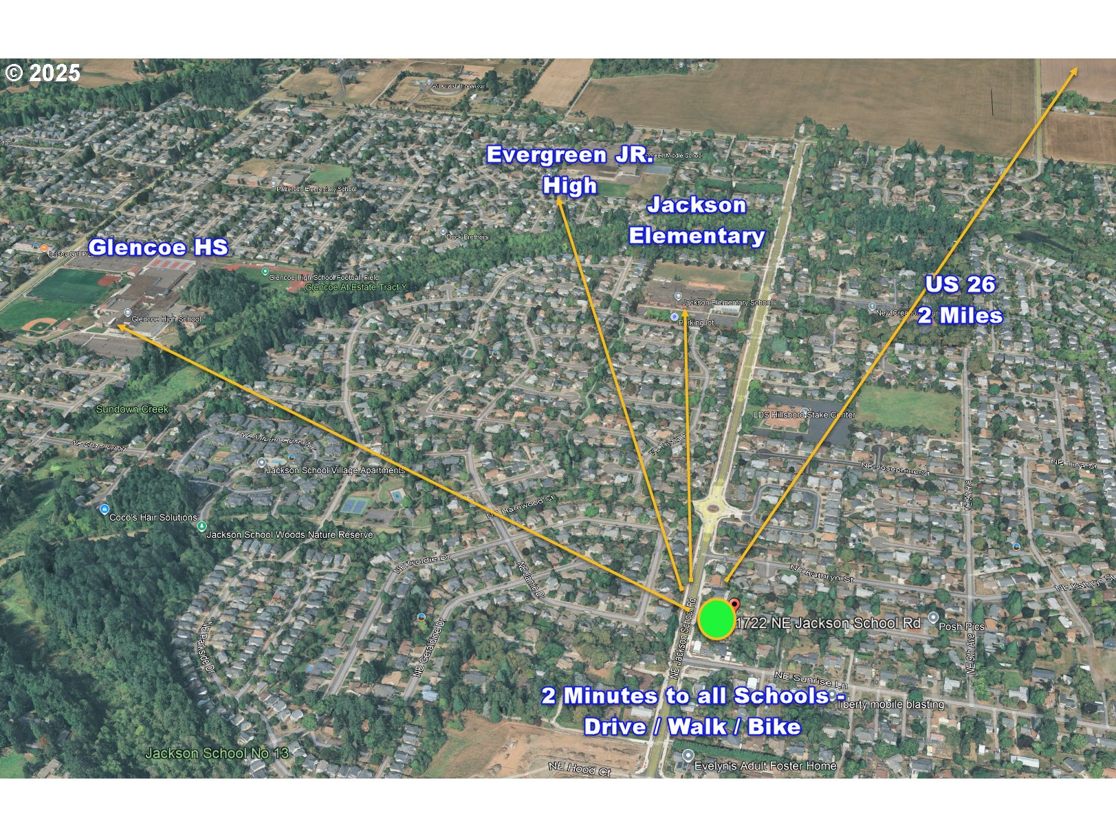 1722 Northeast Jackson School Road Hillsboro, OR 97124 - Photo 4 of 6 a view of city