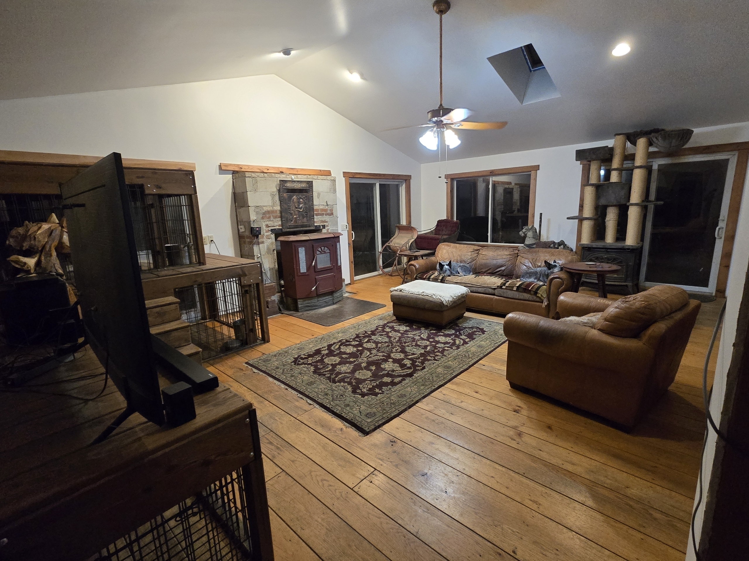 Undisclosed Address Windham, CT 06256 - Photo 38 of 39 a living room with furniture and a flat screen tv