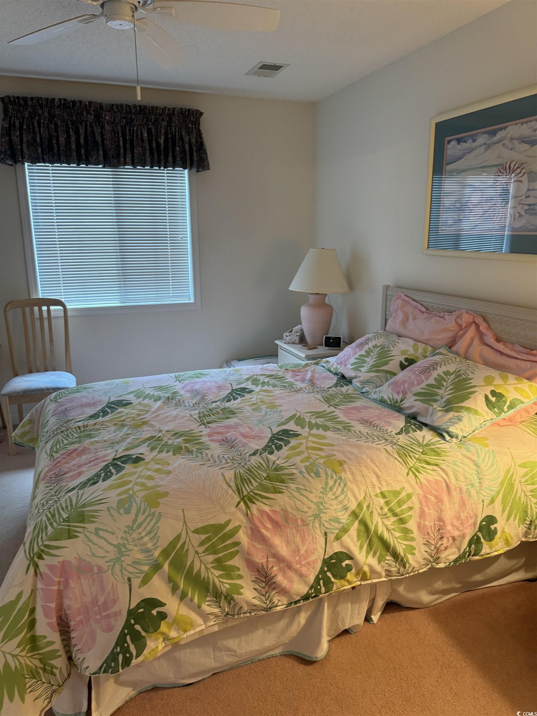 1900 Duffy Street, Unit J4 North Myrtle Beach, SC 29582 - Photo 13 of 22 Carpeted bedroom with ceiling fan