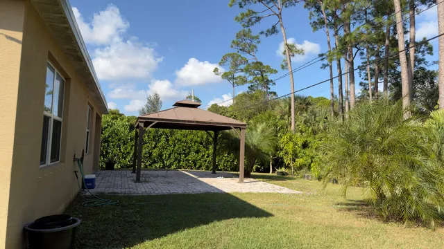 a view of under construction area and trees