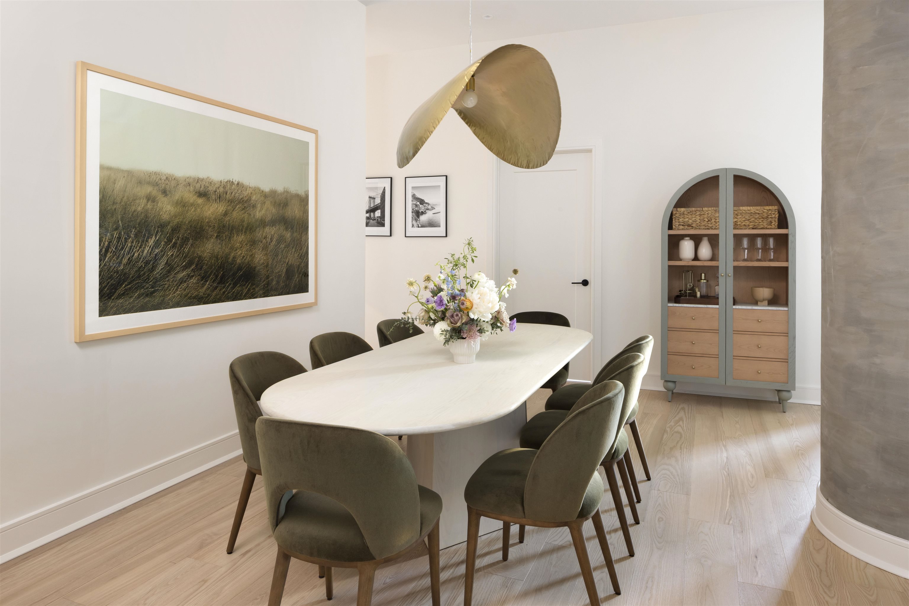 38 Jackson Street, Unit 313 Hoboken, NJ 07030 - Photo 3 of 20 a view of a dining room with furniture and wooden floor