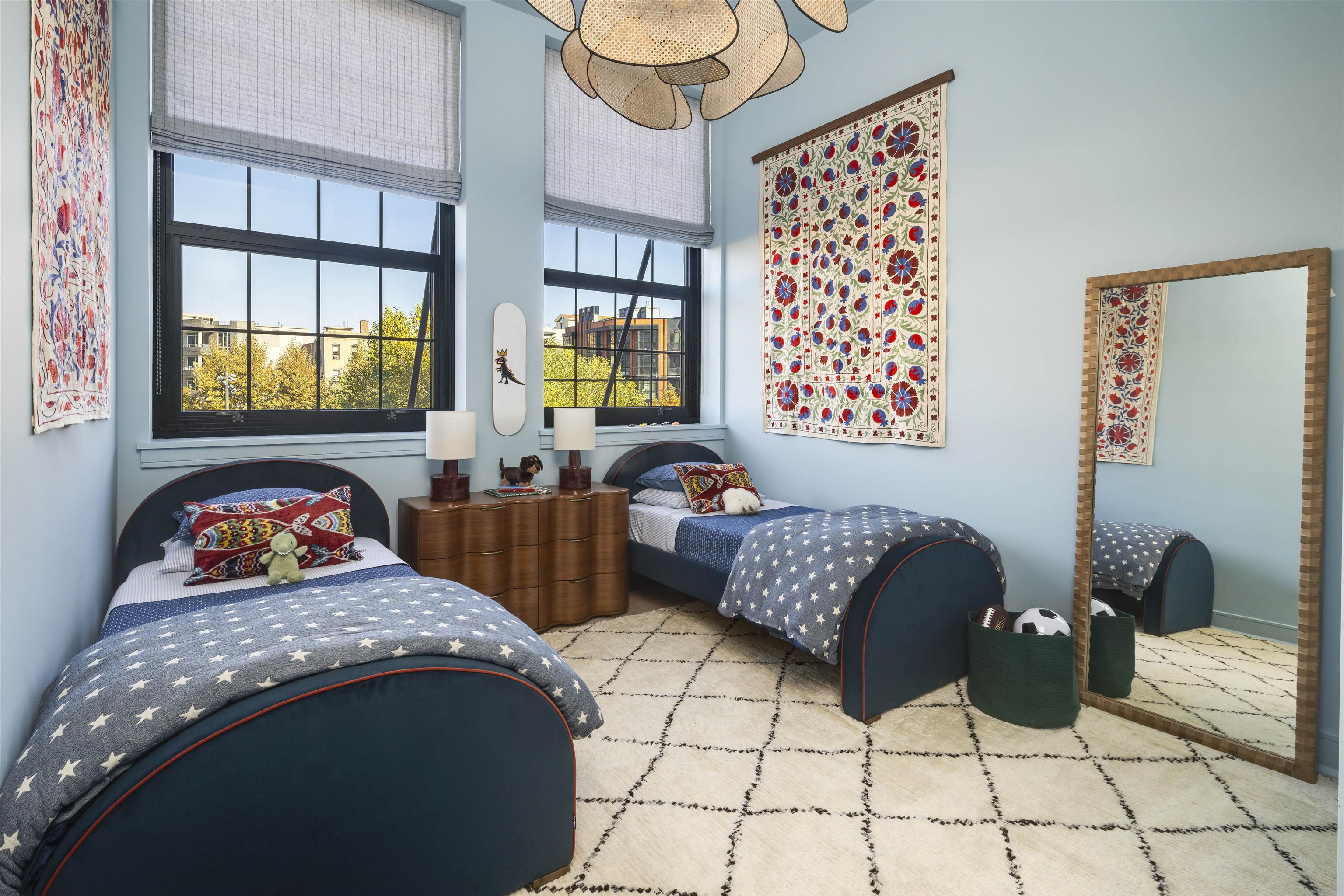 38 Jackson Street, Unit 313 Hoboken, NJ 07030 - Photo 7 of 20 a bedroom with bed and a window