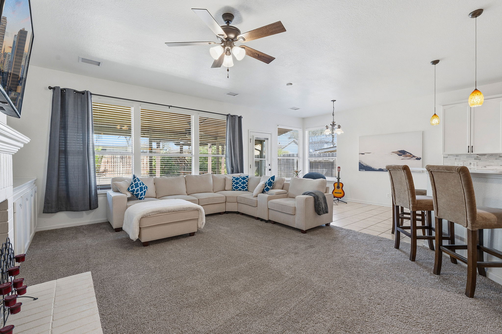 12716 Withers Way Austin, TX 78727 - Photo 5 of 29 a living room with furniture and a large window