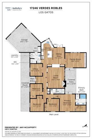 $3,898,000 | 17246 Verdes Robles, Los Gatos, CA 95030