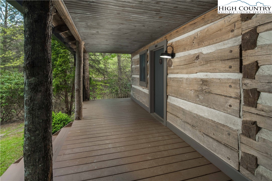 1534 Highway 194 Boone, NC 28607 - Photo 5 of 50 a view of a balcony with wooden floor