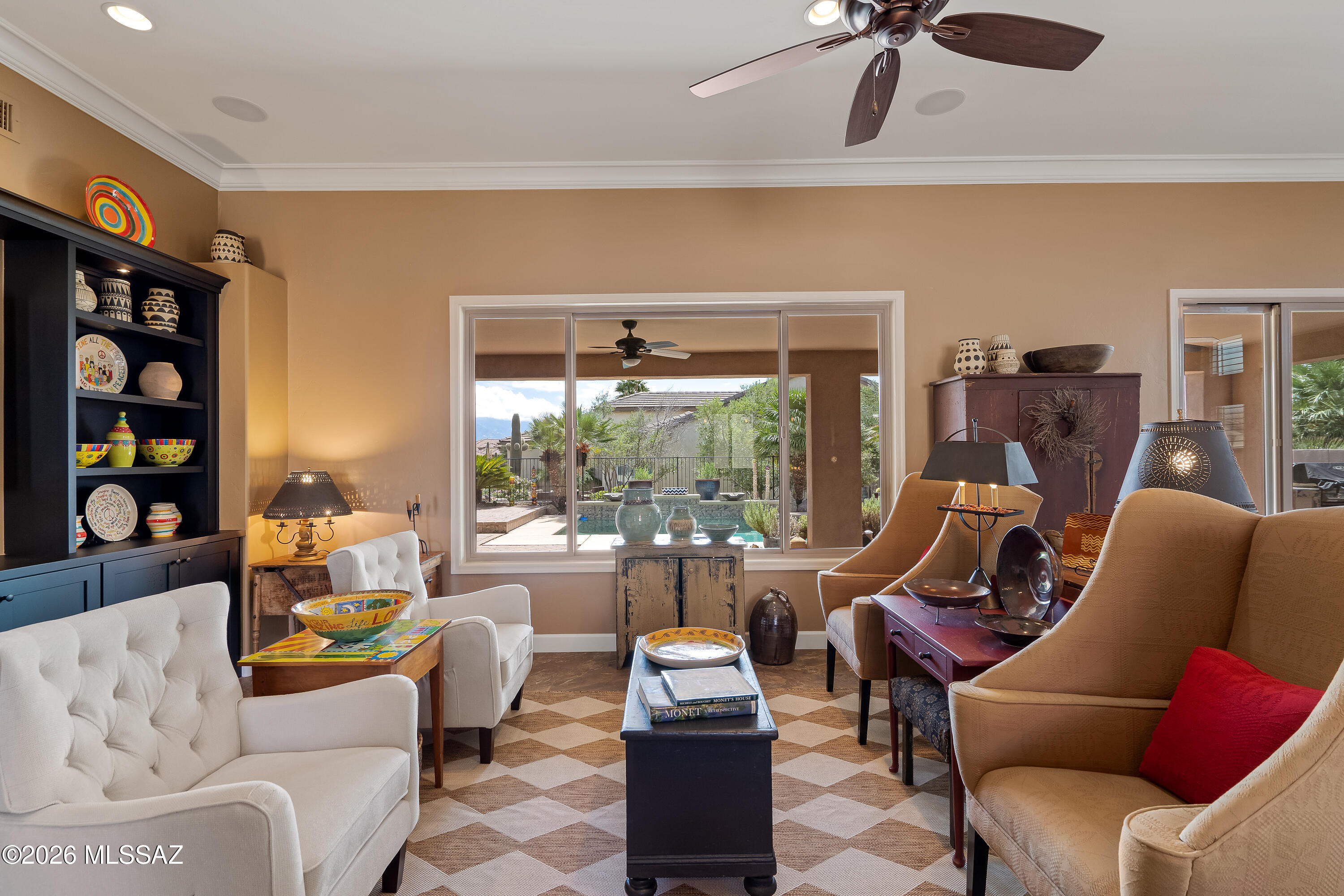 31739 South Misty Basin Road Oracle, AZ 85623 - Photo 9 of 49 This Great Room Lives Large