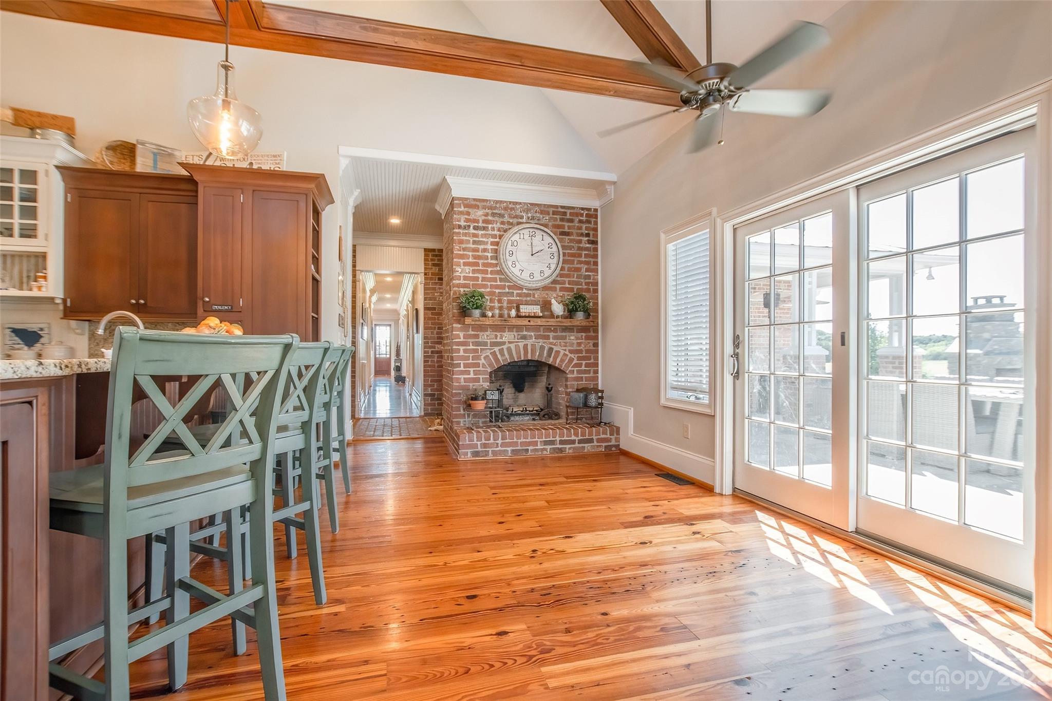 726 Frontier Road Clover, SC 29710 - Photo 12 of 46 a view of a livingroom with furniture window and wooden floor