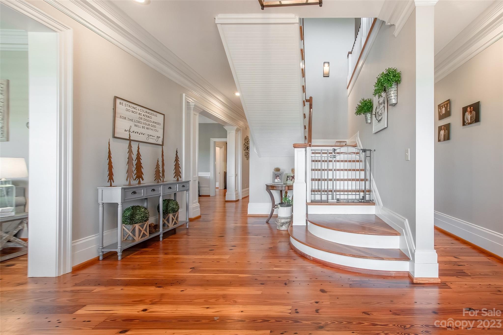 726 Frontier Road Clover, SC 29710 - Photo 5 of 46 a view of entryway and hall with wooden floor
