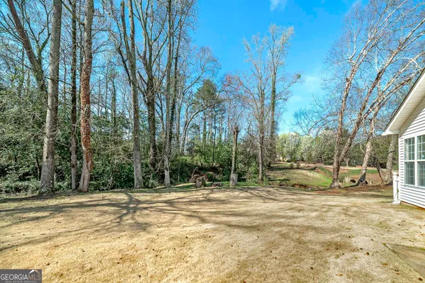 a view of outdoor space with trees