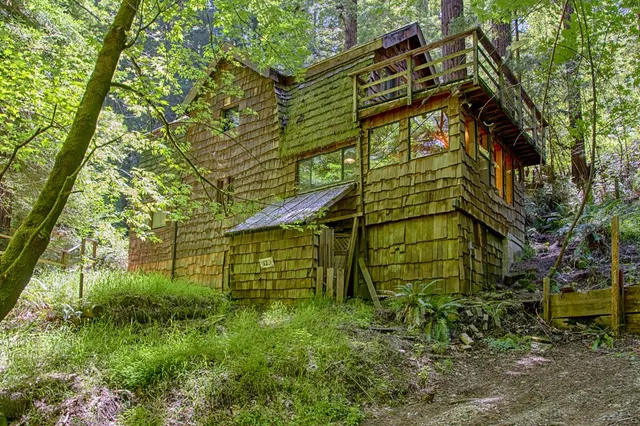 a view of a back yard