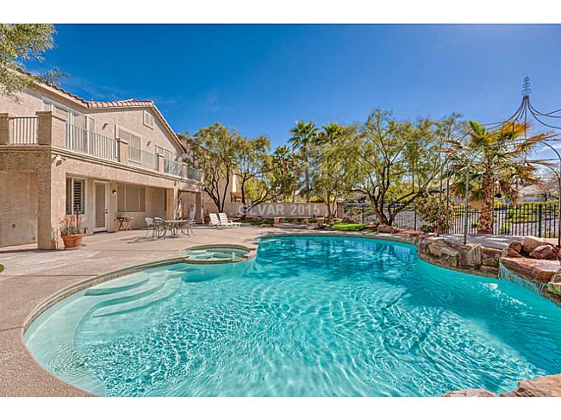 1517 Ravanusa Drive Henderson, NV 89052 - Photo 30 of 33 Exterior Back. Pool/Spa