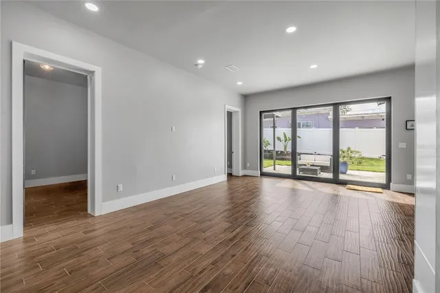 a view of storage and utility room in empty room