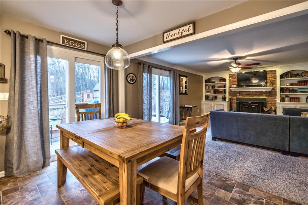745 Spang Road Baden, PA 15005 - Photo 11 of 25 Breakfast Dining, Glass Doors to Deck, Open To Family Room