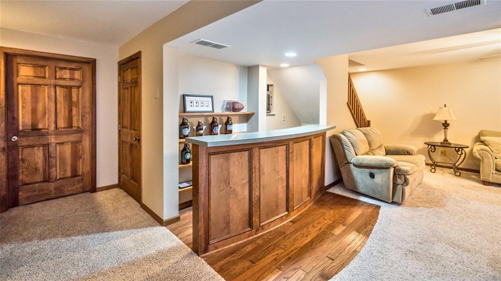 745 Spang Road Baden, PA 15005 - Photo 21 of 25 Wet Bar in Lower Level, Game Room and Full Bath