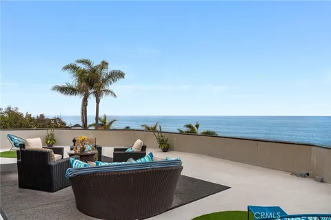 a view of a table and chairs in patio