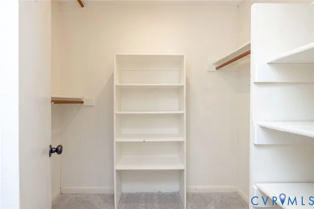 a view of a room with rack on the wall