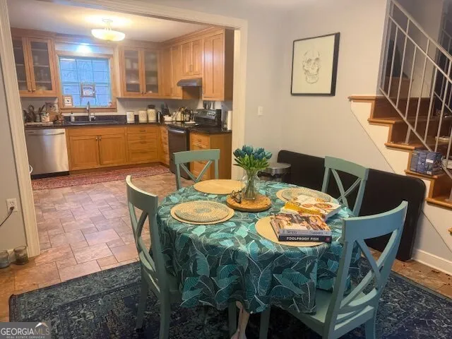 a big house with a big yard and large trees