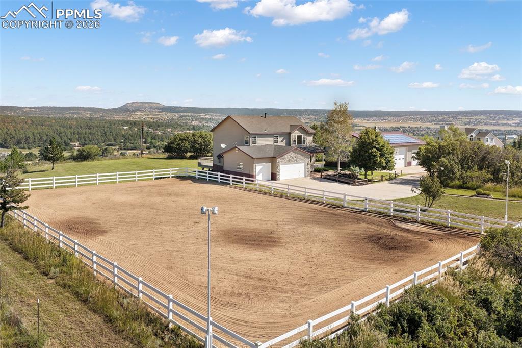 3530 Doolittle Road Monument, CO 80132 - Photo 8 of 50 Riding Arena with Lighting