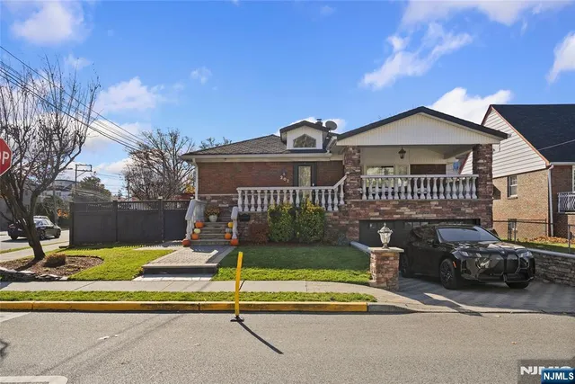 a view of a house with a swimming pool
