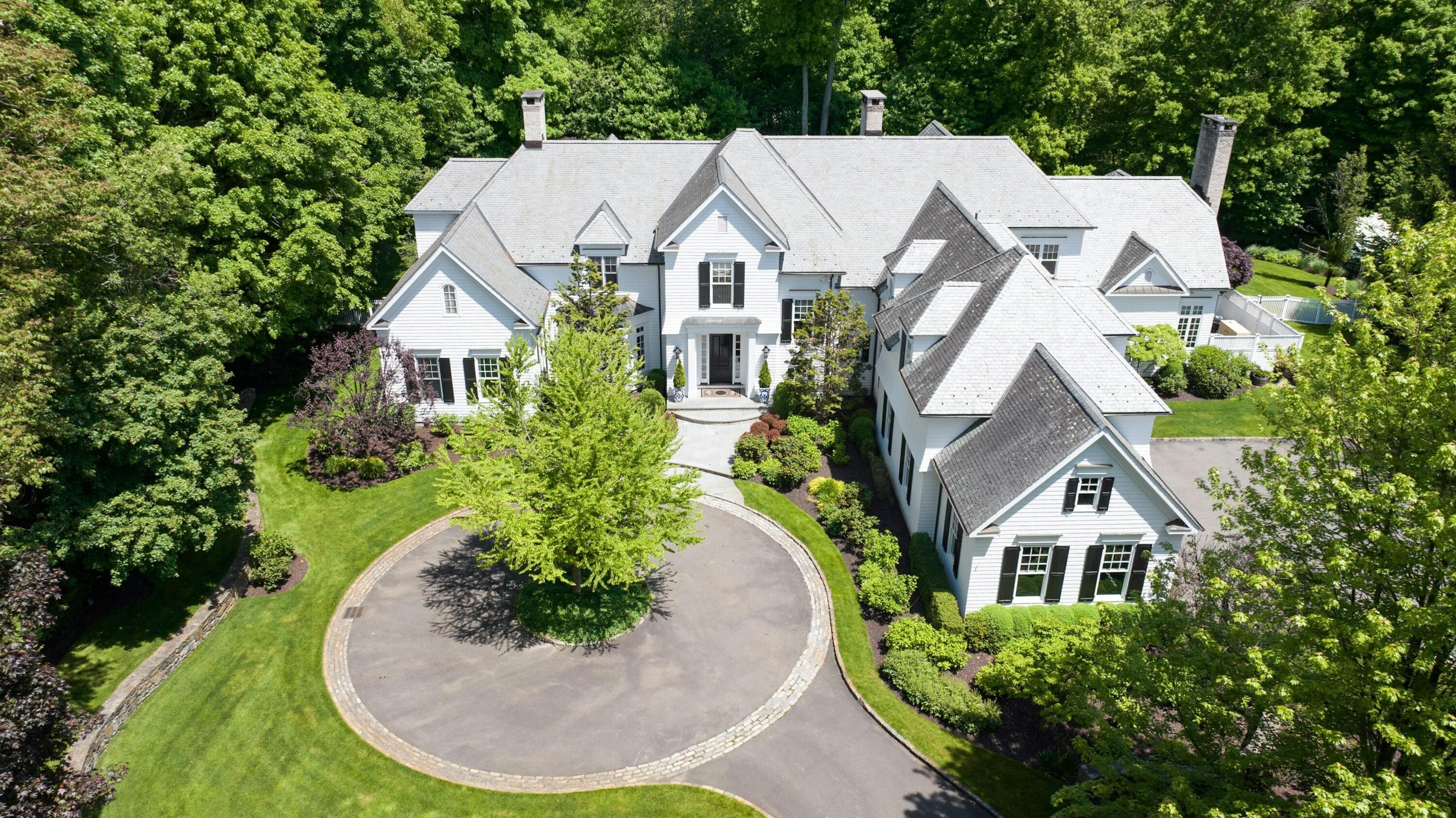 378 Brookside Road Darien, CT 06820 - Photo 3 of 40 an aerial view of a house