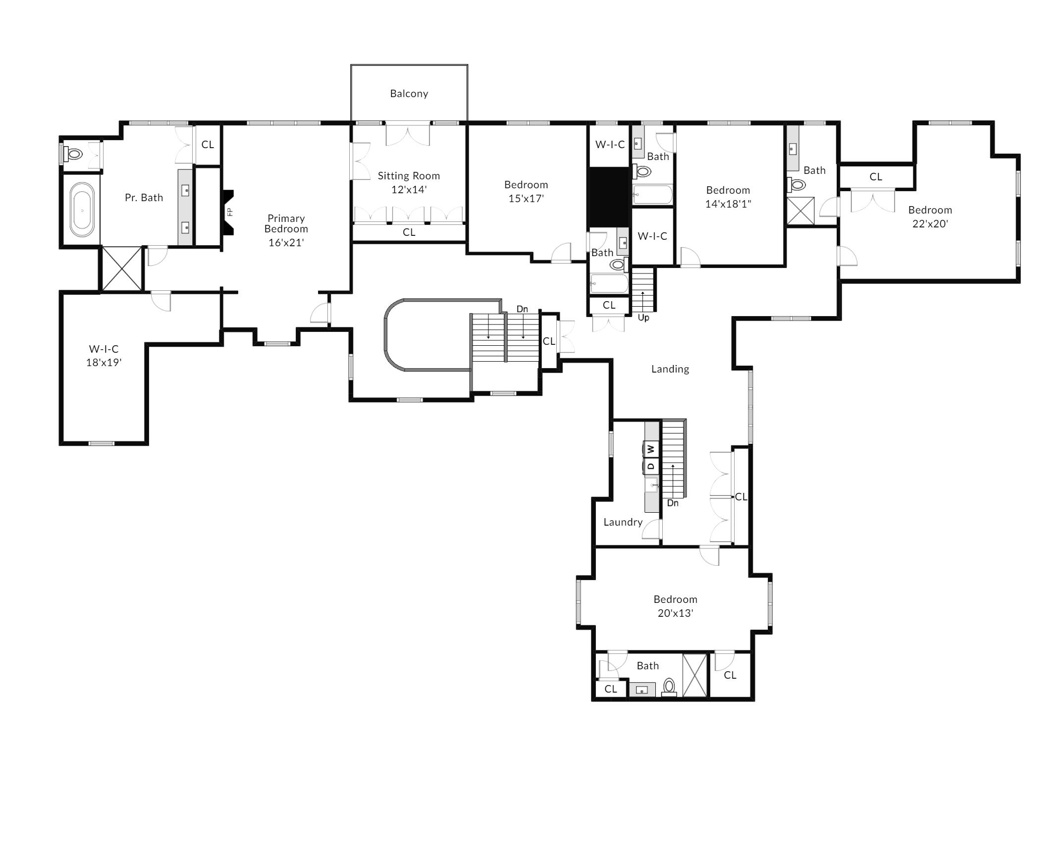 378 Brookside Road Darien, CT 06820 - Photo 39 of 40 a picture of a floor plan