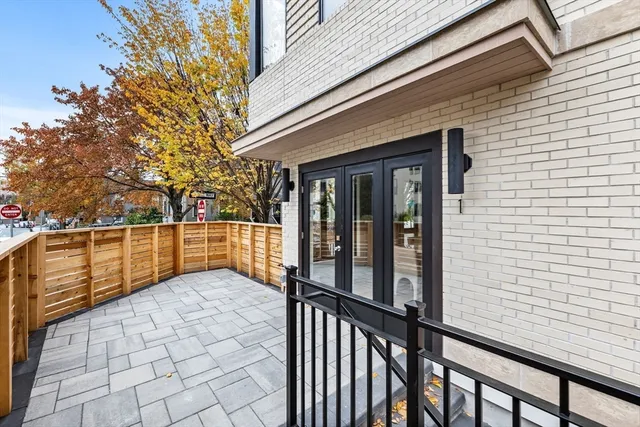 a view of a house with a garage