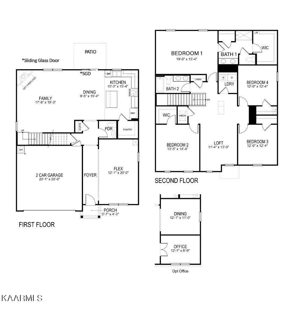 1149 Beacon Road Sevierville, TN 37876 - Photo 2 of 2 Hanover Floor Plan Horton E