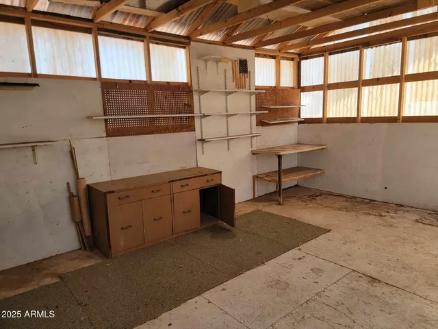 a utility room with cabinets