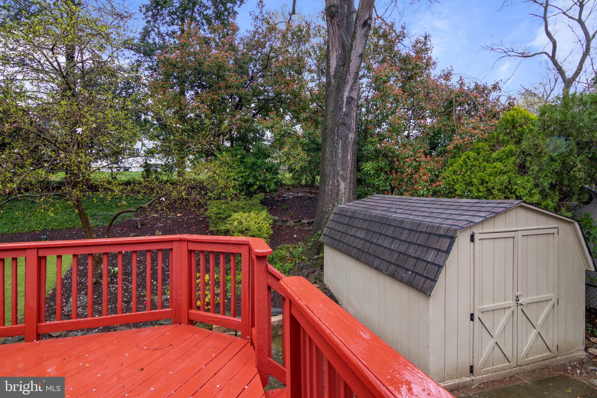 5409 Manorfield Road Rockville, MD 20853 - Photo 49 of 51 Rear Deck and storage shed
