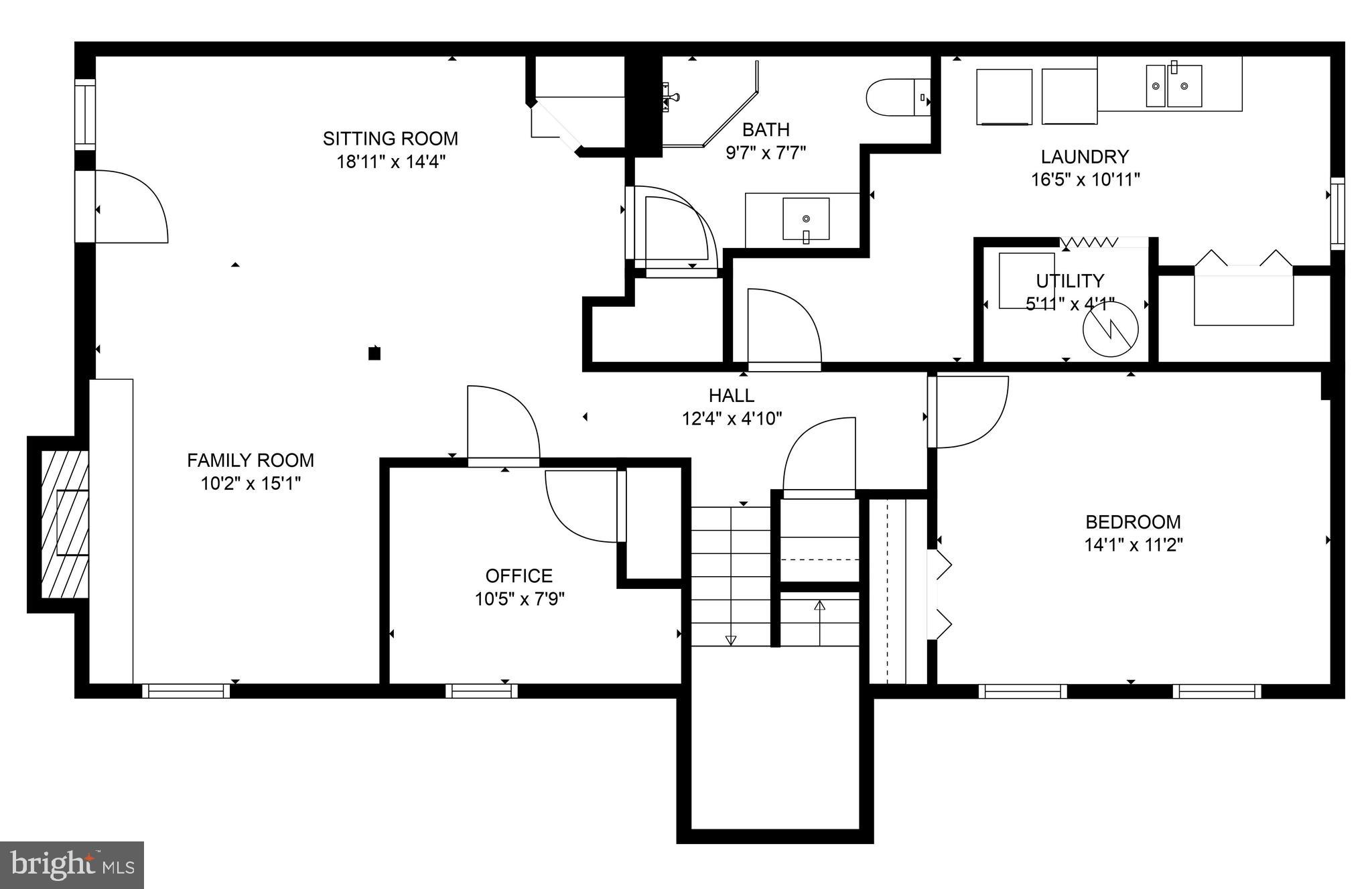 5409 Manorfield Road Rockville, MD 20853 - Photo 50 of 51 Lower Level floor map.