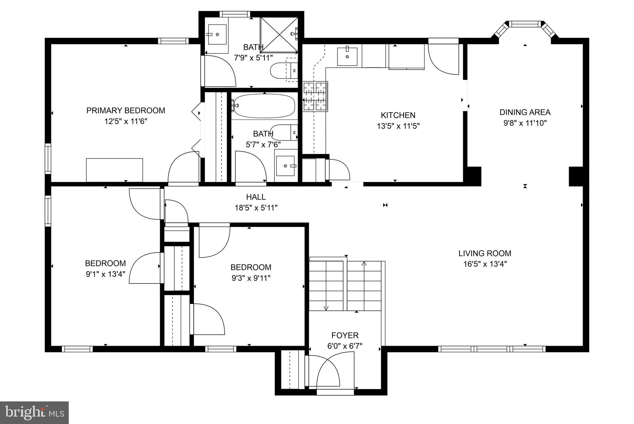 5409 Manorfield Road Rockville, MD 20853 - Photo 51 of 51 Upper level floor map