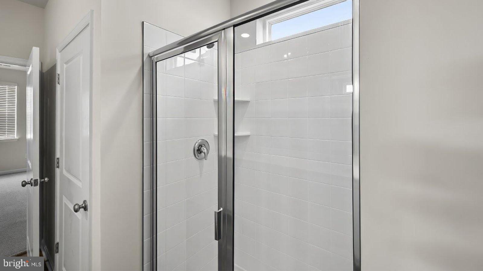 42 Riderwood Way Shepherdstown, WV 25443 - Photo 16 of 28 a bathroom with a glass shower door