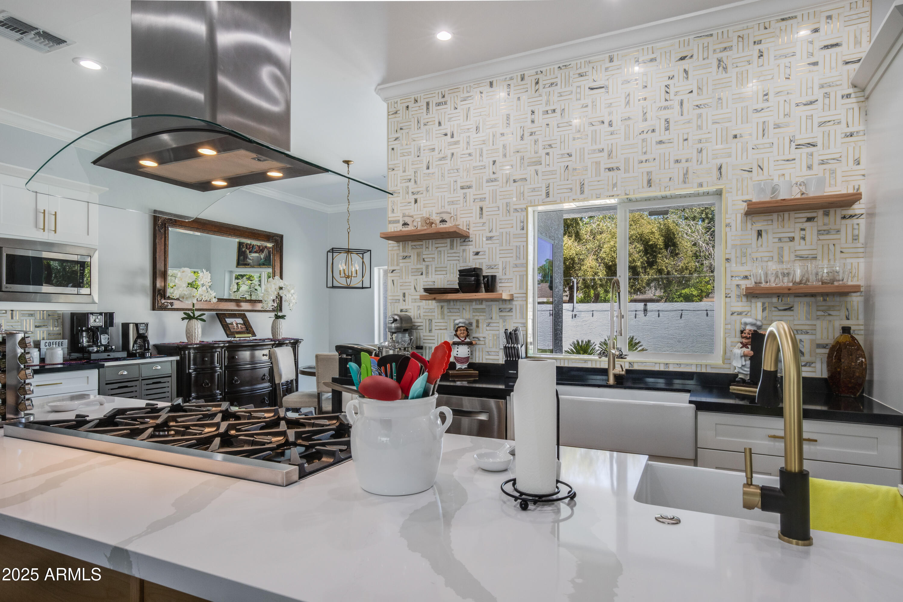 516 West Rancho Drive Phoenix, AZ 85013 - Photo 13 of 46 a living room with fireplace furniture and a large window