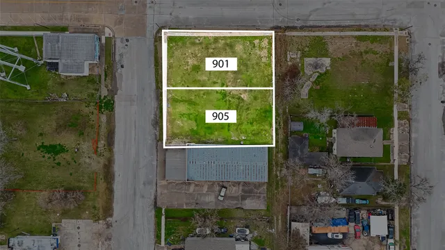 a view of a pool with a patio